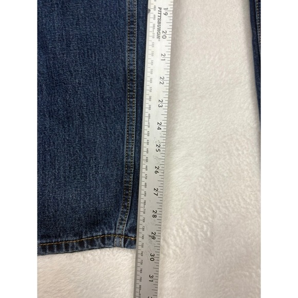 Levi's 505 Jeans Men's Regular Fit Straight Leg Denim Classic USA *READ *Altered - Picture 7 of 10